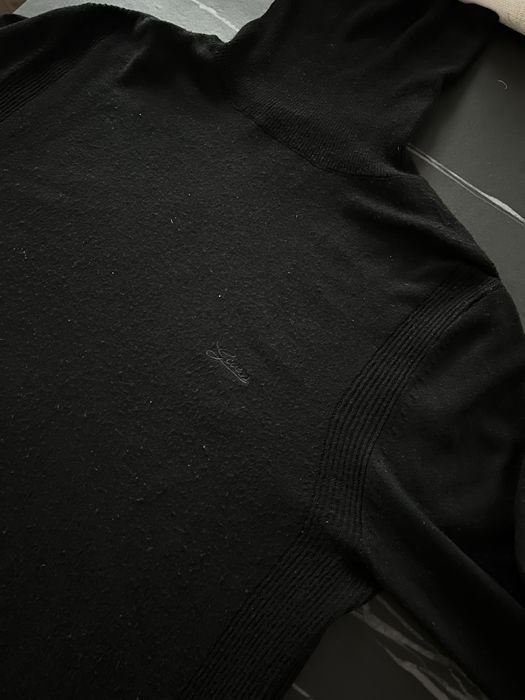 GUESS black WOOL/wełna golf L – minimalizm & elegancja