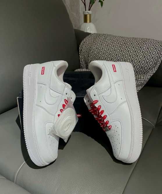 Buty Air force 1 Supreme biale rozmiar 43 Nowe