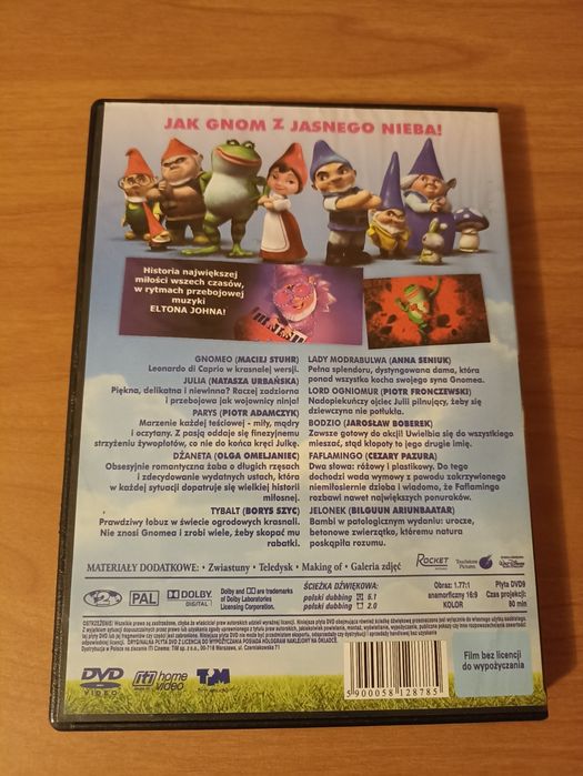 Bajka DVD "Gnomeo i Julia"