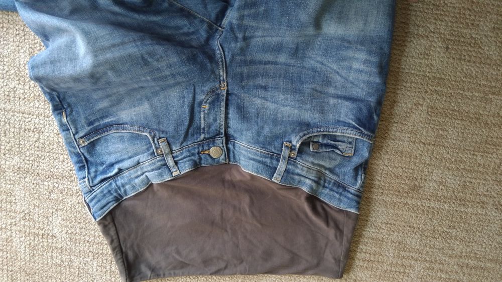 spodnie ciążowe jeansy HM MAMA, L