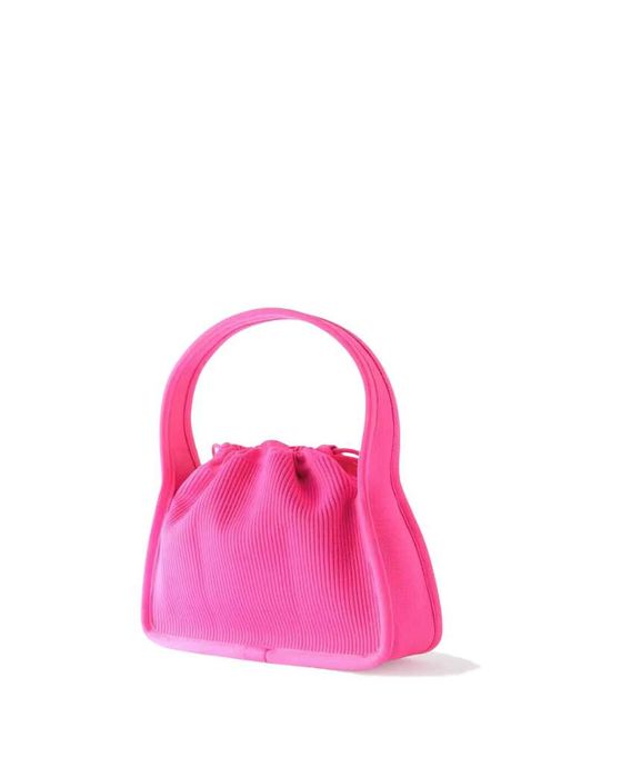 Сумка Alexander Wang Small Ryan Ribbed-Knit Tote Bag Pink