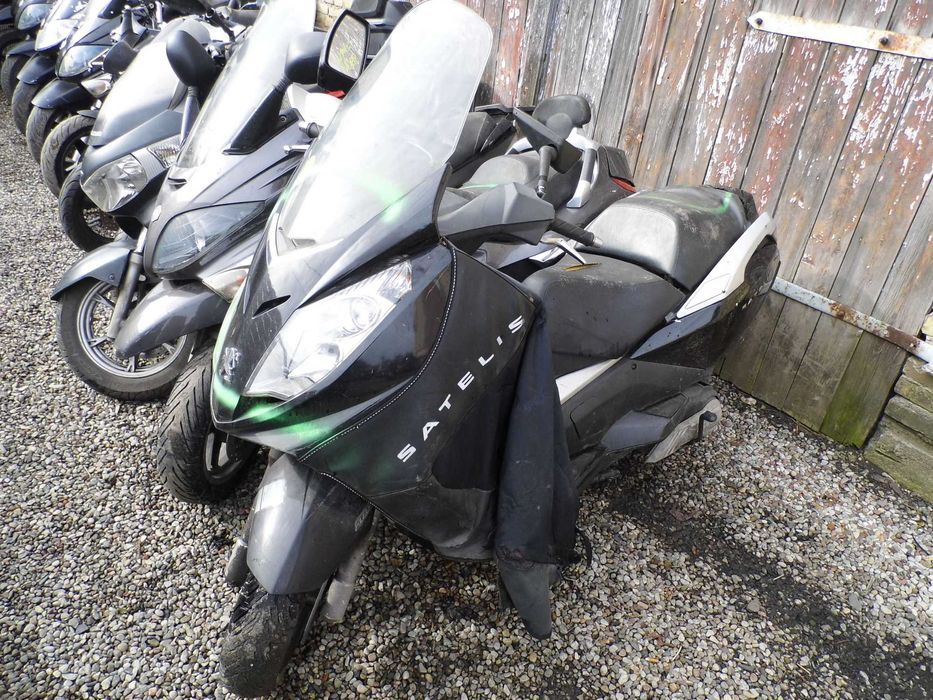PEUGEOT SATELIS 125 silnik czesci iskrownik bendix stelaż na kufer
