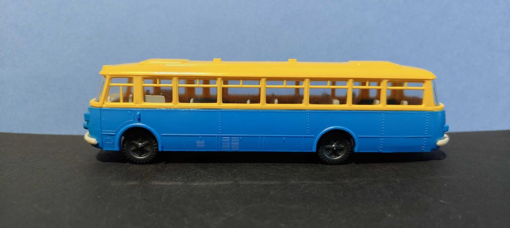 Zabawka PRL Autobus miejski JELCZ MEX 272 ruch 1:72