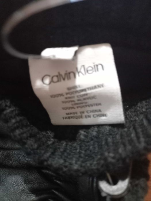 Перчатки кожаные Calvin Klein