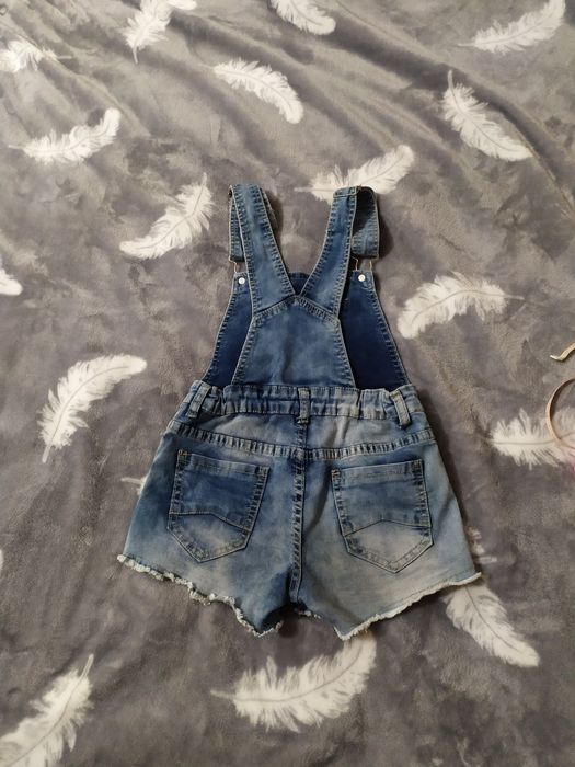 Джинсовый комбинезон шорты