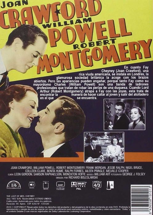 Lo Ultimo De La Señora Chesney (VOS)/A Última Conquista - Importado