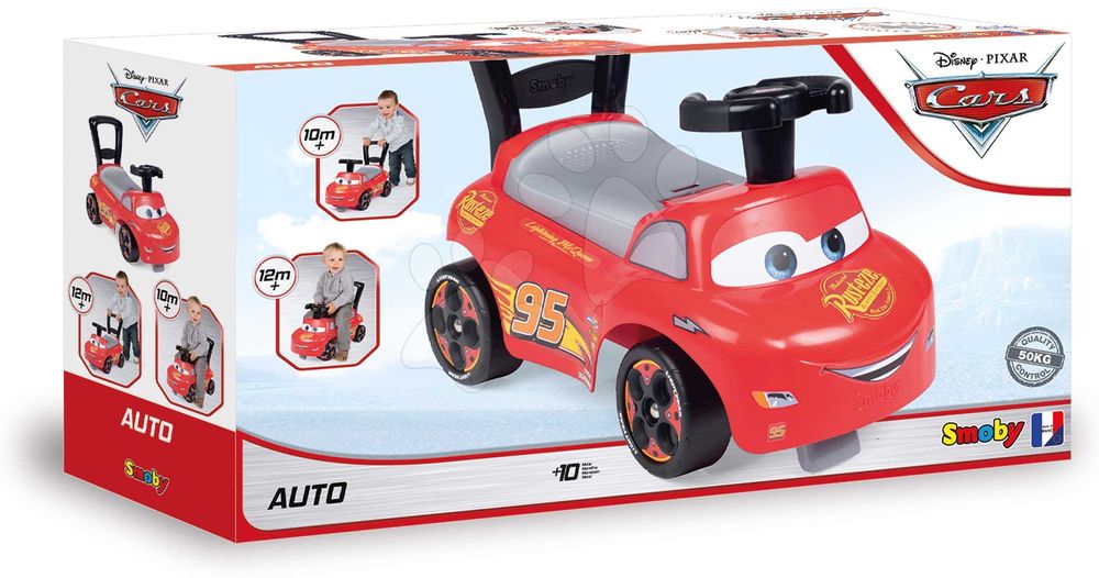 Auta Jeździk Smoby 7 Pchacz 20537 Disney Pixar Cars McQueen