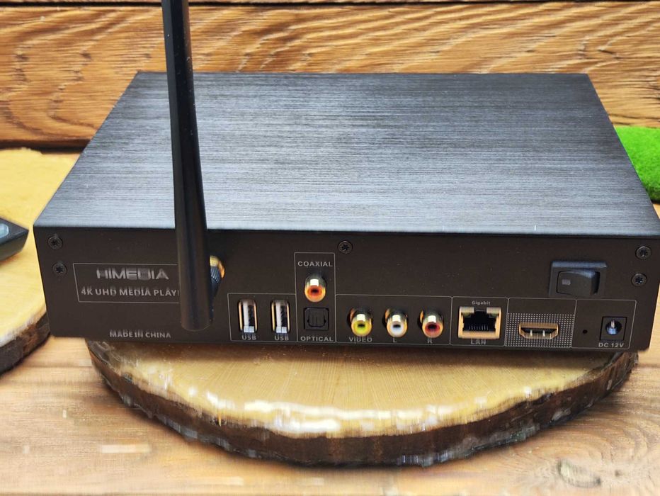 HiMedia Q20 Odtwarzacz Multimedialny 4K HDR10 3D HDD 3.5 cala Gigabit LAN Android ISO DTS Atmos IPTV Media Player