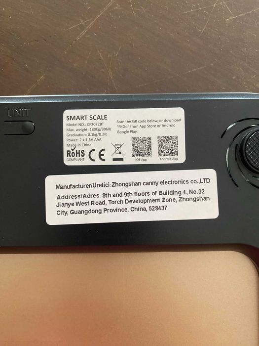 Balança digital inteligente nova na caixa