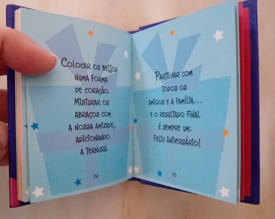 Livro "Parabéns" Novo para oferecer