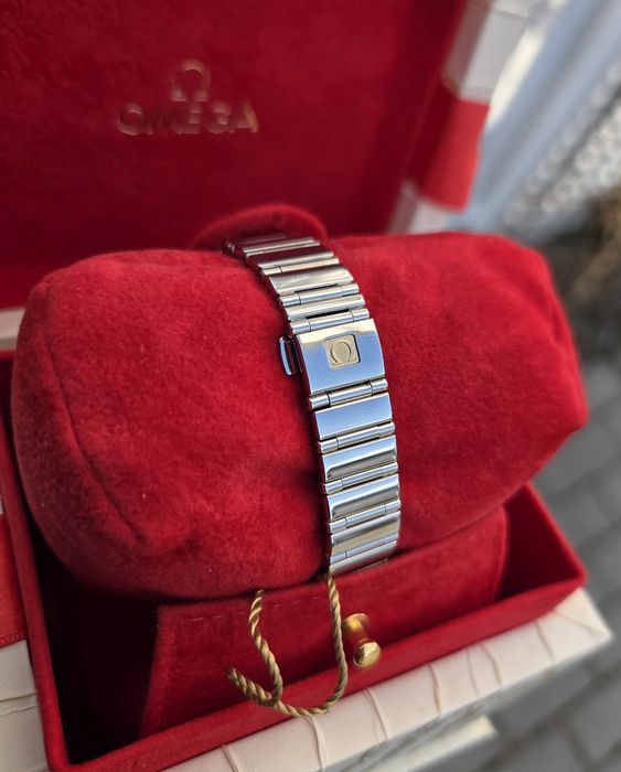 Omega Constellation 1566.86 z 16 diamentami pełny zestaw sklepowy