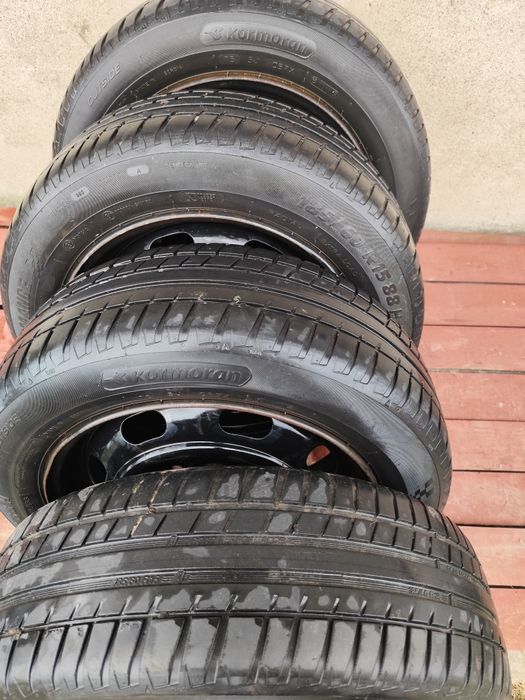 Felgi stalowe+ opony 15 cali Citroen, Peugeot 4x108 ET27