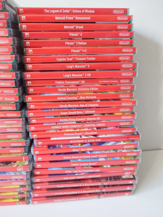 GRY Nintendo SWITCH Gostynin MARIO ZELAD pokemony Wiedźmin Smerfy !