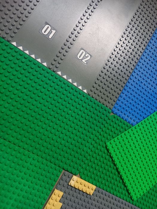 Lego Oryginalna Płytka Płyta Konstrukcyjna 10 sztuk Lotnisko Pas