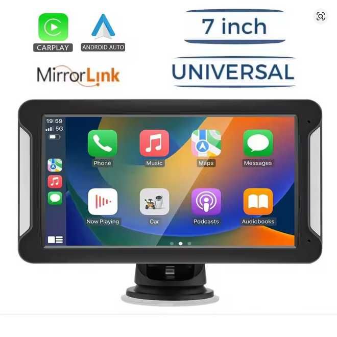 Radio samochodowe 7-calowe bezprzewodowe CarPlay Android Auto