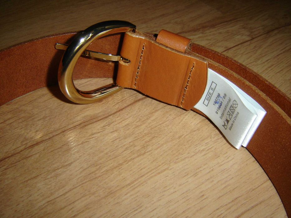 Pasek skórzany damski