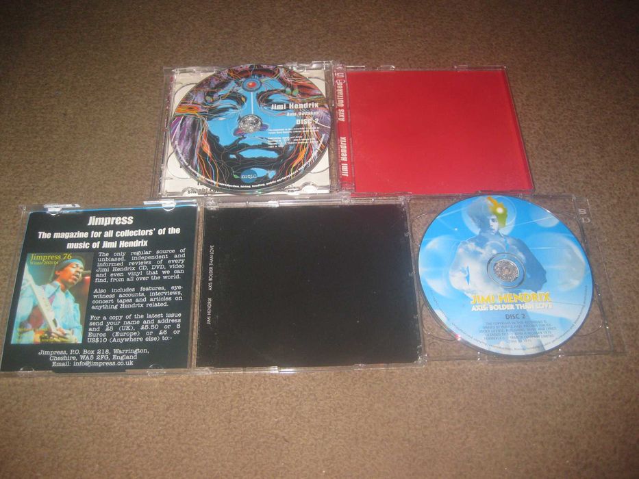 3 CDs do "Jimi Hendrix"