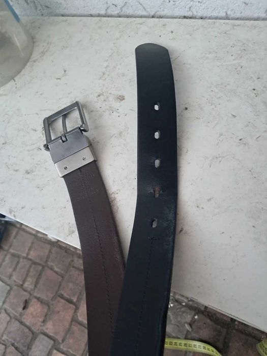 Dwustronny Męski Pasek Skórzany Premium