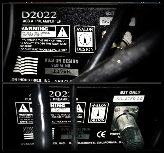 AVALON AD 2022 DUAL MONO dwukanałowy przedwzmacniacz preamp studyjny