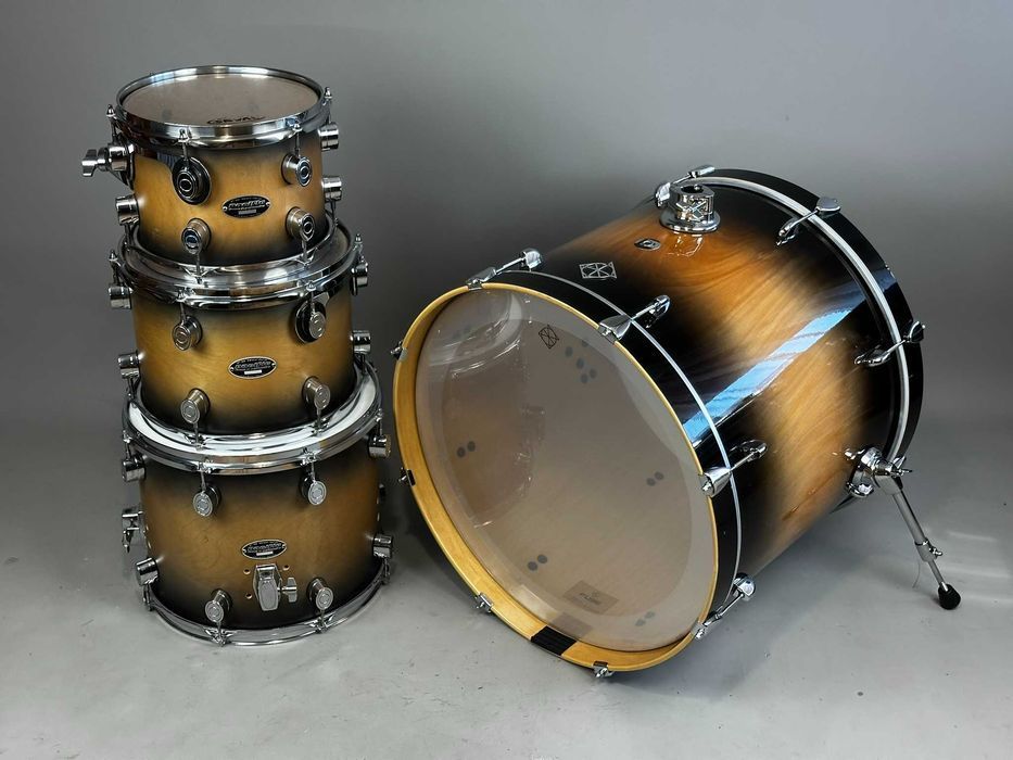 PDP Pacific FS Series + Dixon Fuse Shell Set 10/12/14/22 | Tobacco Burst | Birch