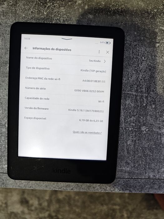 Amazon Kindle 10th Generation 8GB513783899609507840