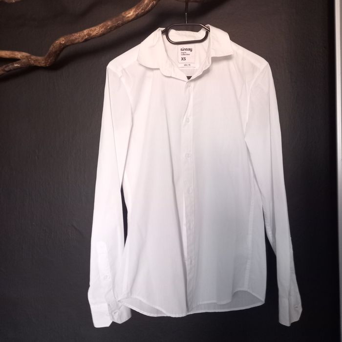 Biala elegancja koszula dla chłopca r. 170