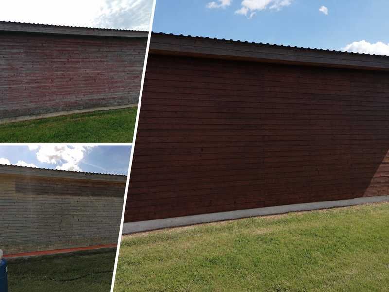 Piaskowanie i malowanie drewna, metalu - renowacja konstrukcji drewnianych, elewacji, domów, altan, ogrodzeń