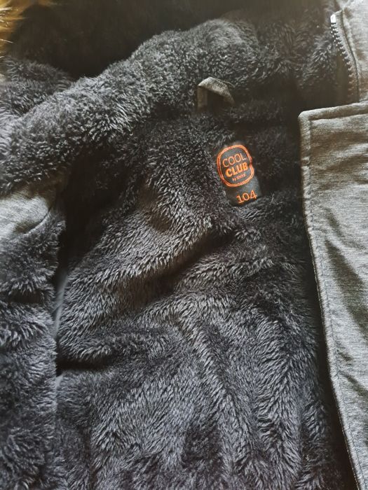 Kurtka zimowa szara r.104 Smyk