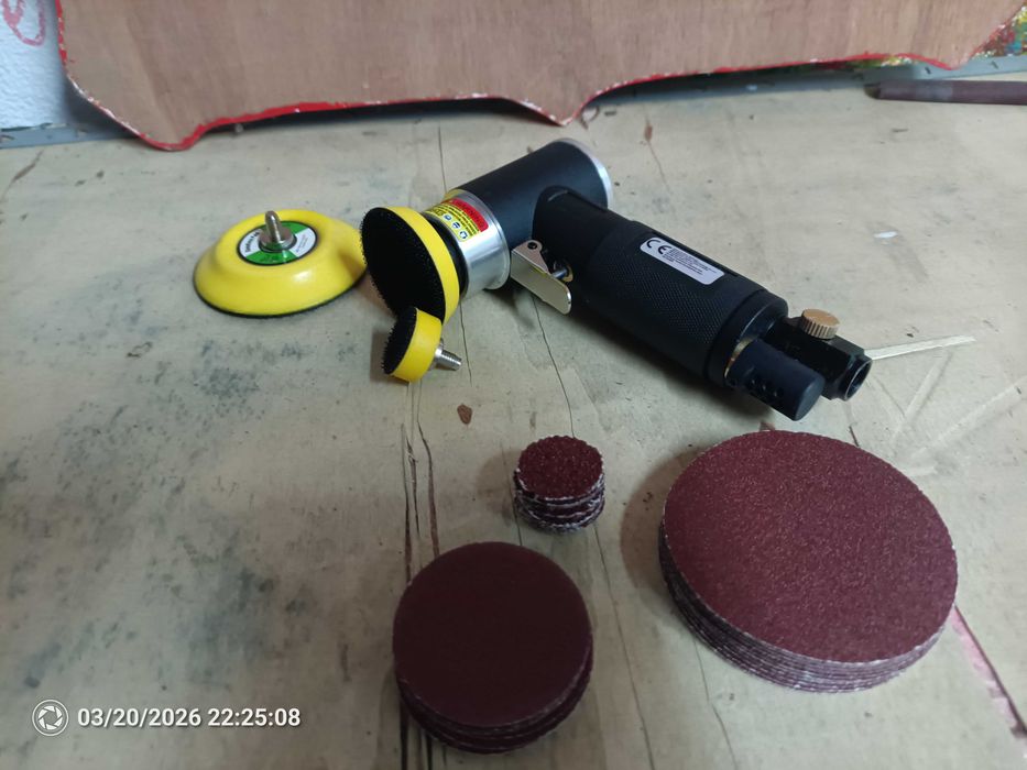 Mini lixadeira polidora pneumatica