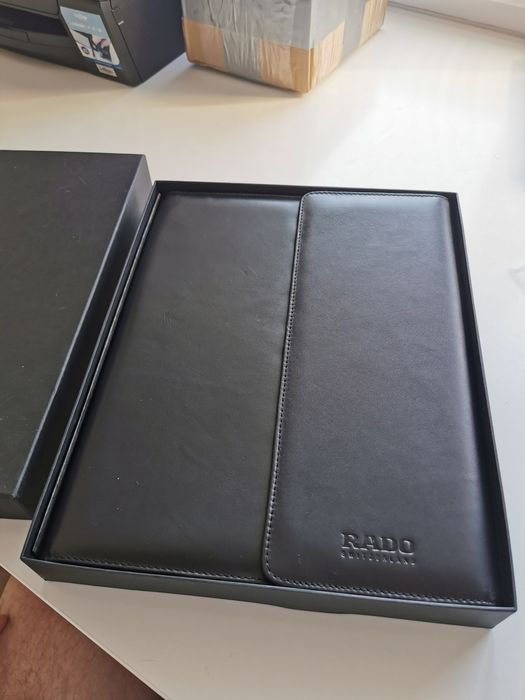 Rado Swiss Duża Skórzana Aktówka Etui Organizer