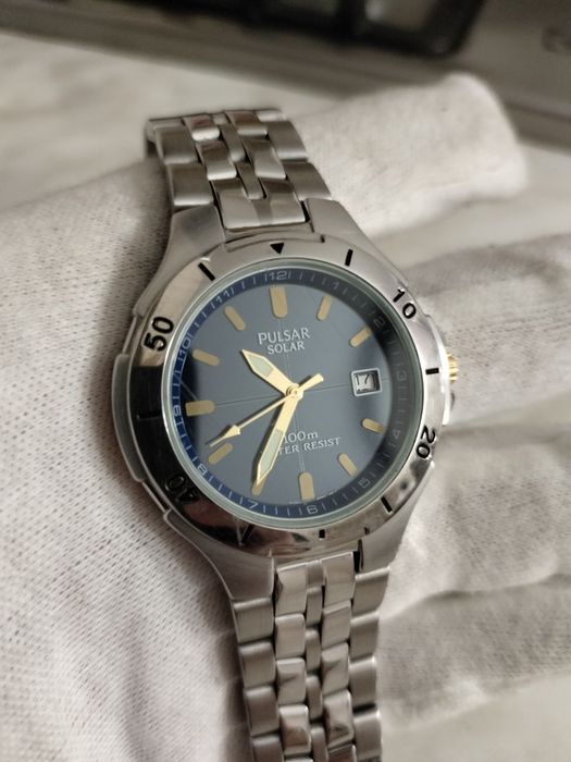 Часы Casio edifice ef 500 chronograph, Pulsar solar Японія