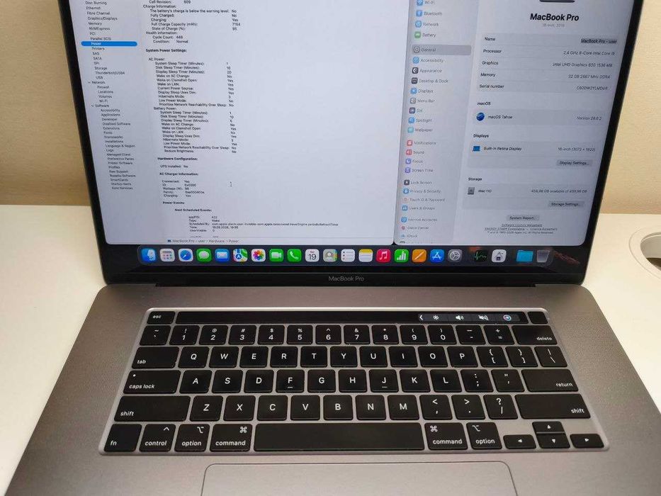 Продам MacBook Pro 16 (2019) i9 32 RAM/512 SSD