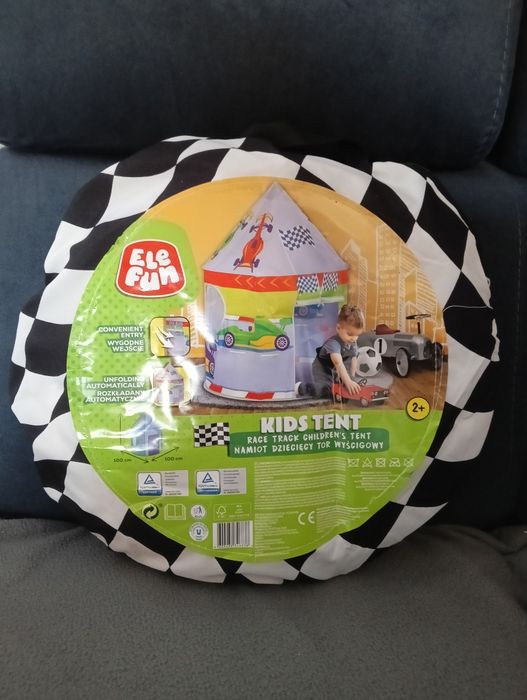 Namiot dziecięcy dla chłopca Elefun kids tent race track children's te