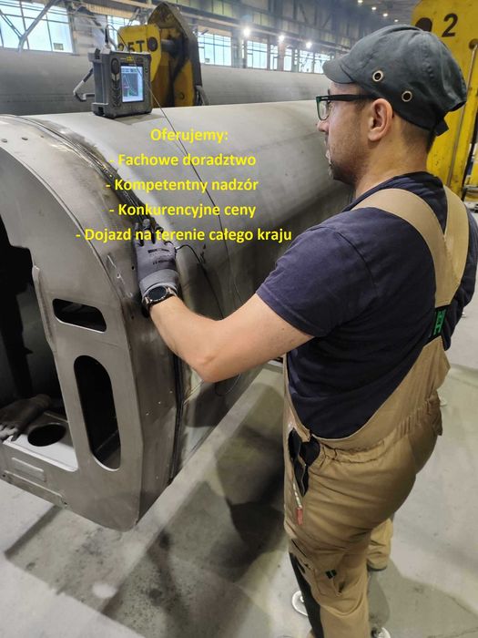 Badania nieniszczące złączy spawanych i materiałów NDT VT PT MT UT