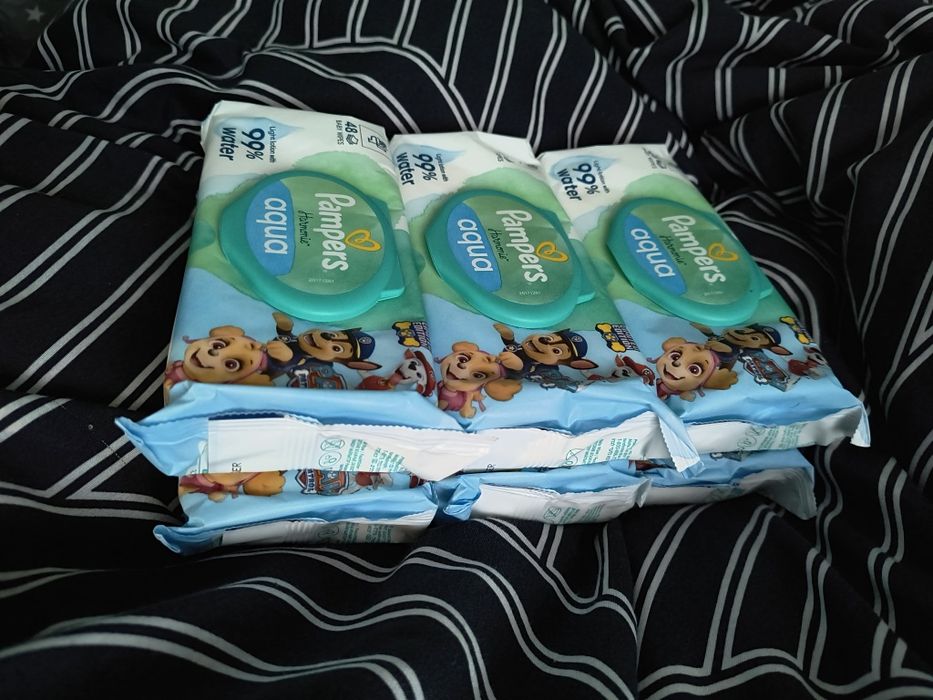 Pampers aqua 6 paczek
