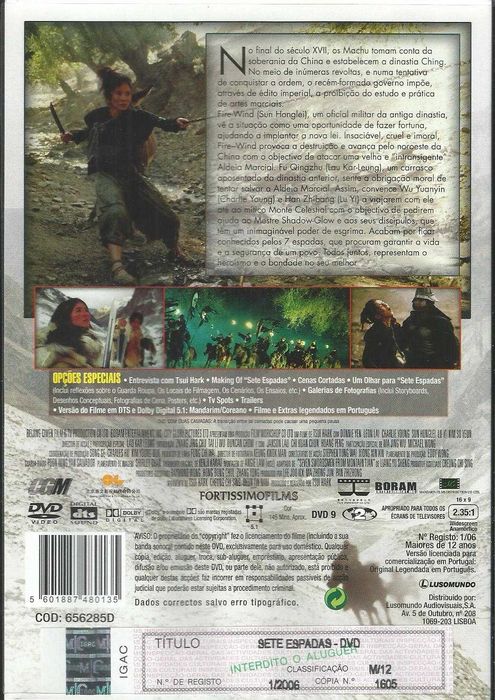 Sete Espadas (edição especial 2 DVD) (2005)