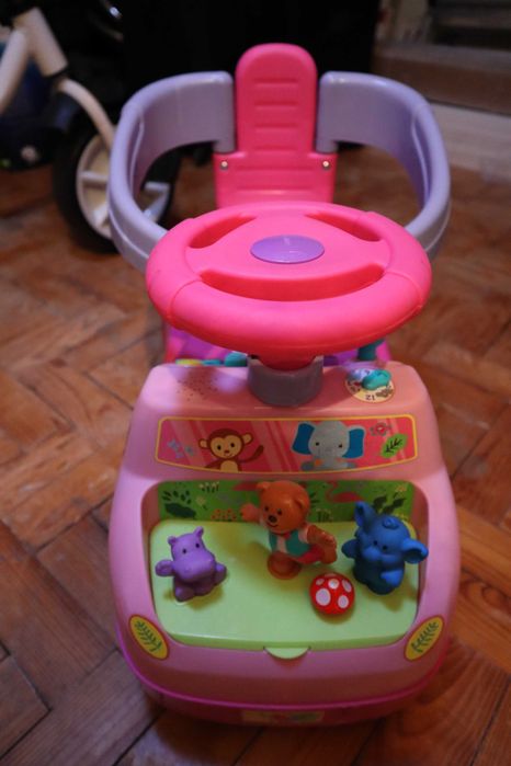 Carrinho andador rosa