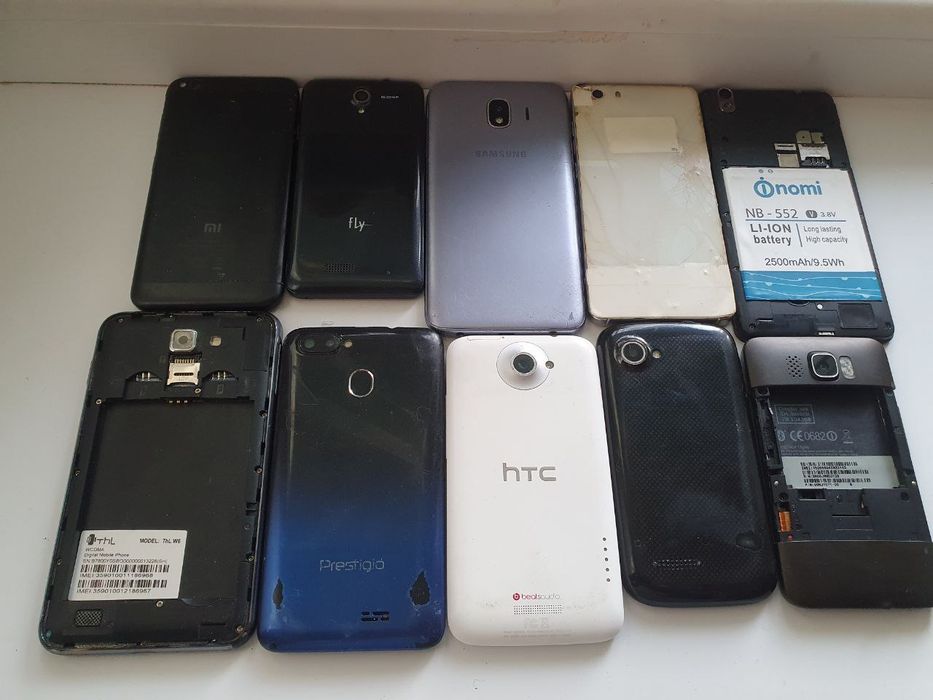 Лот телефонів смартфонів на запчастини 40 шт