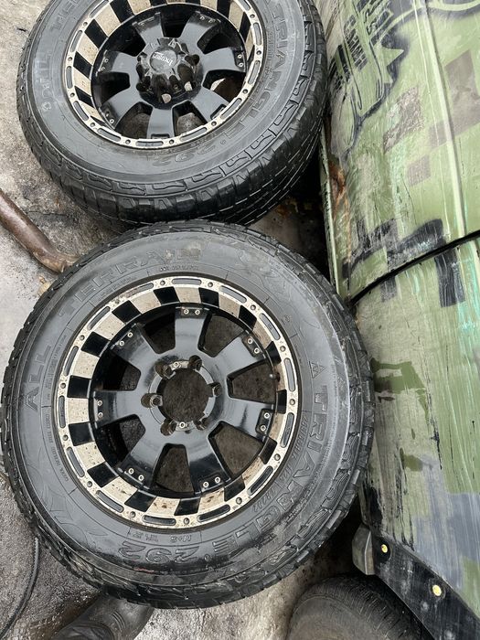 Продам диски з резиною або окремо диски 265/65 r17 6х139.7 dia 110.1