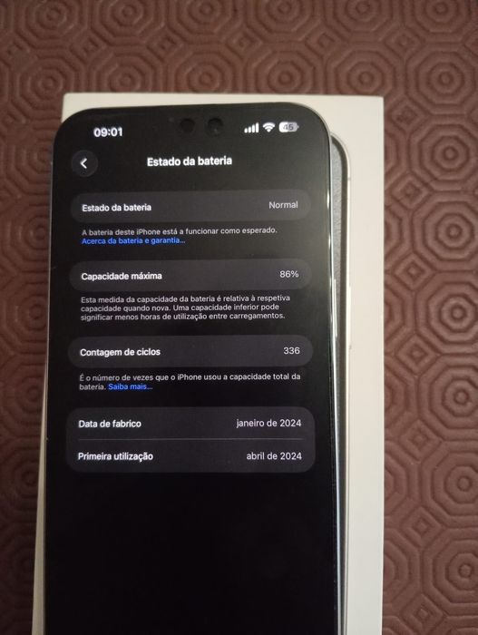 iPhone 15 pro max com factura e garantia 10/04/2024
