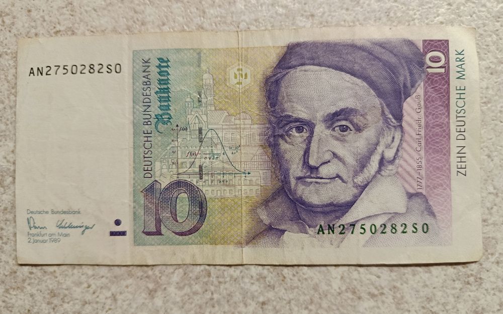 10 марок Германия (1989)