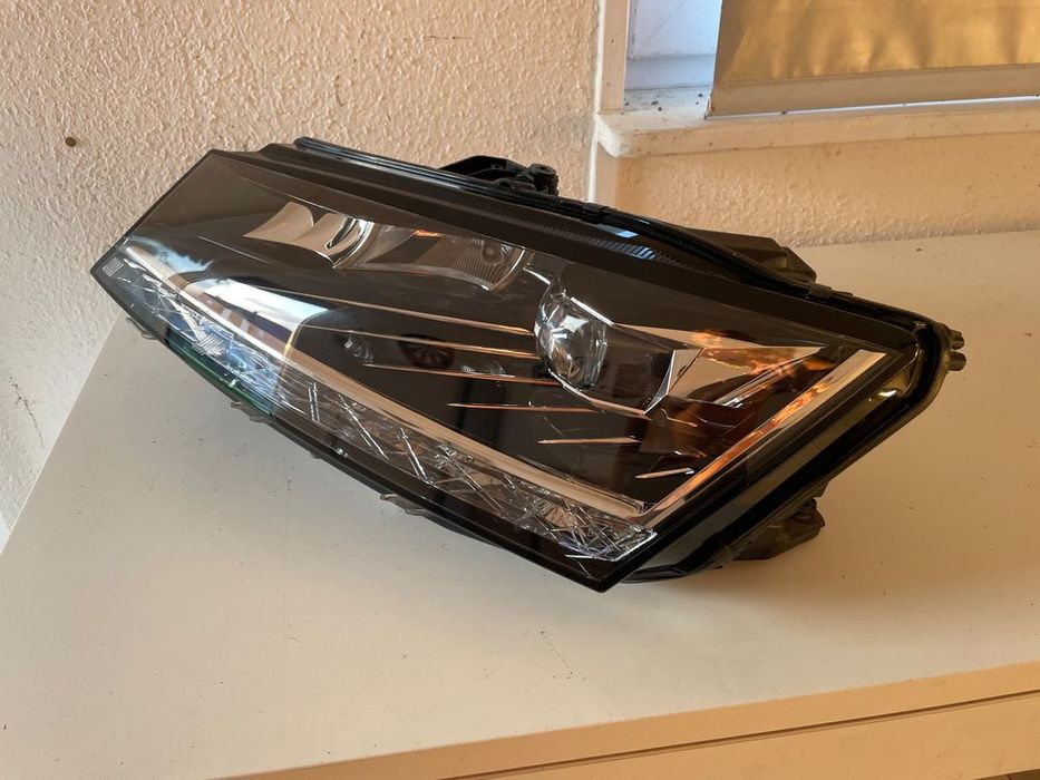 lampa reflektor lewa przednia przód skoda fabia iii led xenon 6v1015e