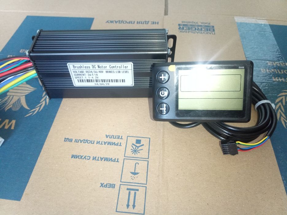 Контроллер синусный с дисплеем  s866   20а. 26а  30а
