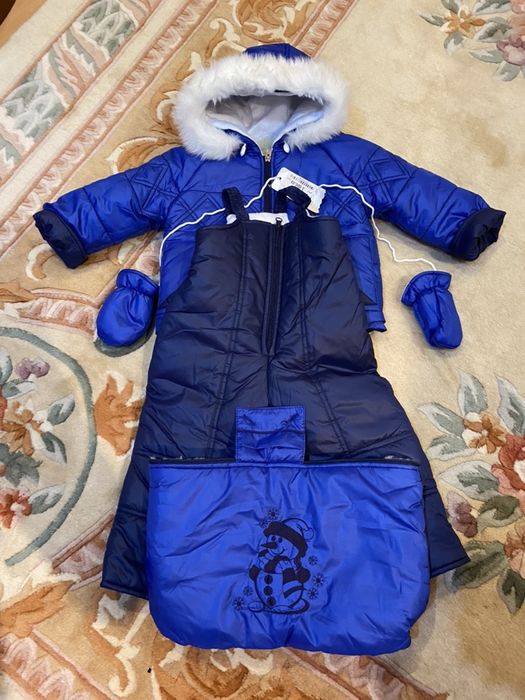 Зимний комбинезон и куртка новое