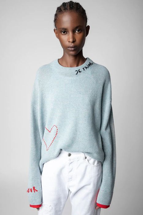 Свитер голубой Zadig & Voltaire