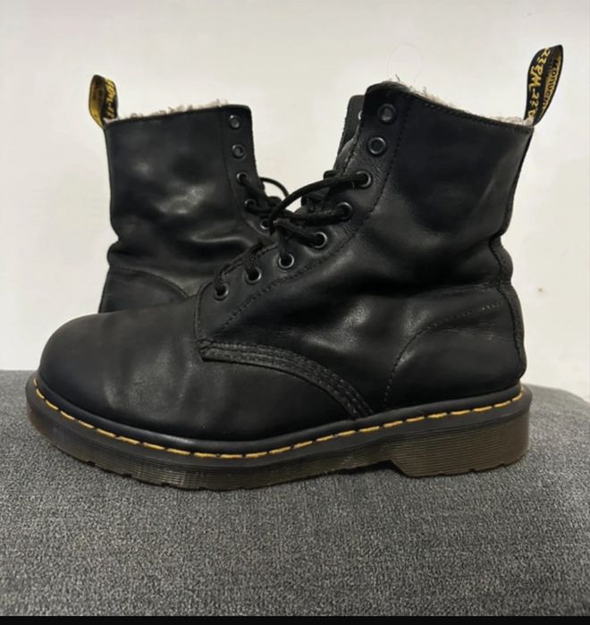Dr. Martens skórzane glany