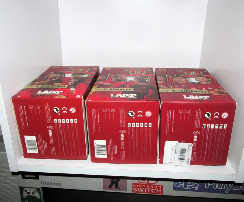 Figura Cristiano Ronaldo + Bruno Fernandes + Quaresma Lads Collectibles