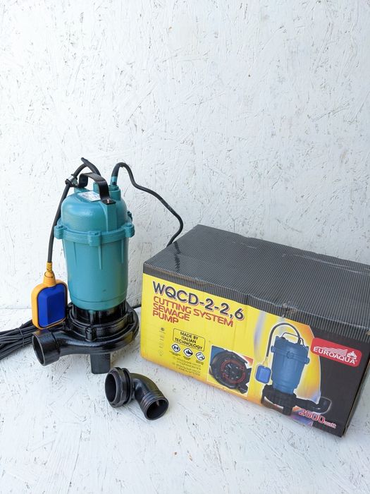 Фекальний насос з ножем. Мідна обмотка