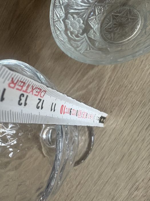 Szklane miseczki 4szt + puchar