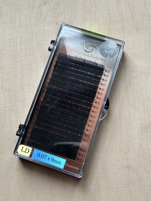 Вії для нарощування Premium Mink  i-Beauty  LD 0.07